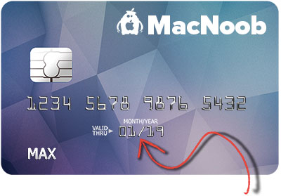 MacNoob credit card