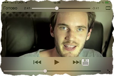 Скачать PewDiePie видео на iPhone