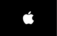 Логотип Apple на экране Mac
