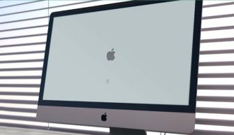экран загрузки iMac