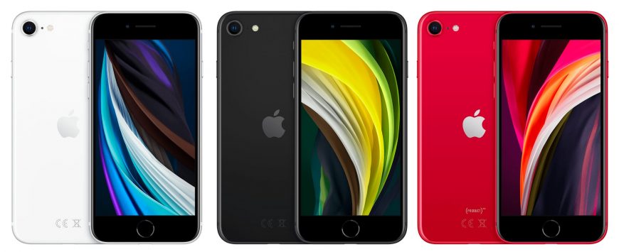 цвета iPhone SE 2020