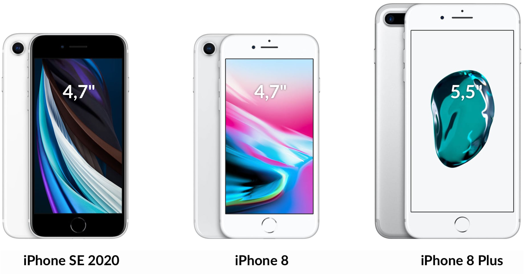 Телефоны 4 5 4 7 дюйма. Apple iphone 8. Айфон 8 Plus. Apple iphone 8 Plus 64 Silver. Айфон 8 плюс 64 ГБ Оперативная память.
