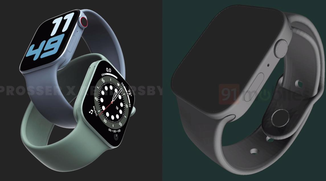 Дизайн Apple Watch 7