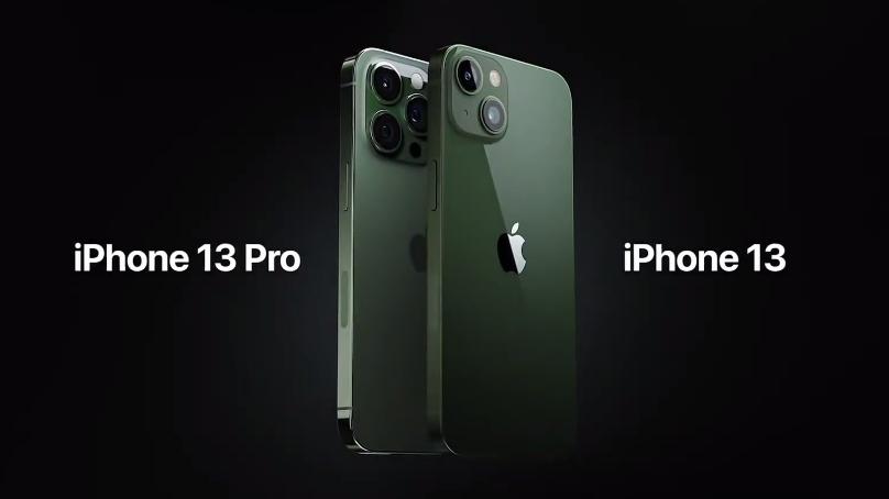 iPhone 13 в зеленом цвете