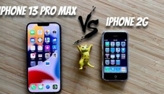 Сравнение iPhone 13 Pro Max и iPhone 2G