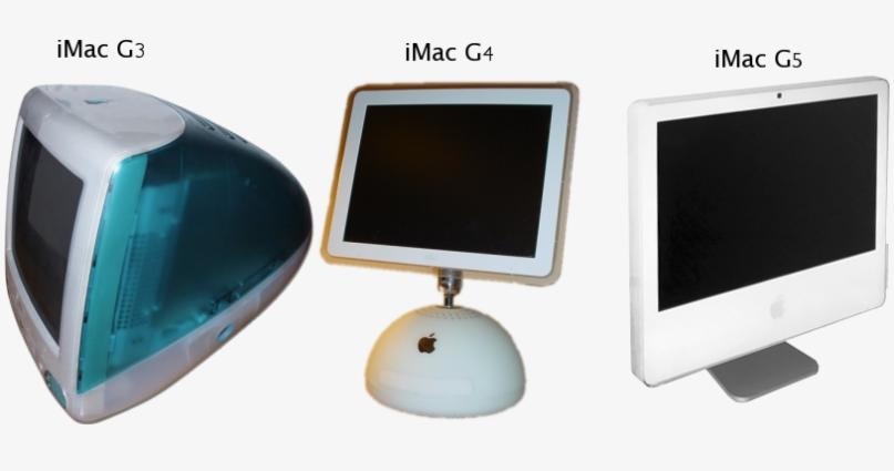 Серия первых iMac