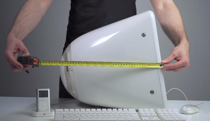 Толщина корпуса eMac