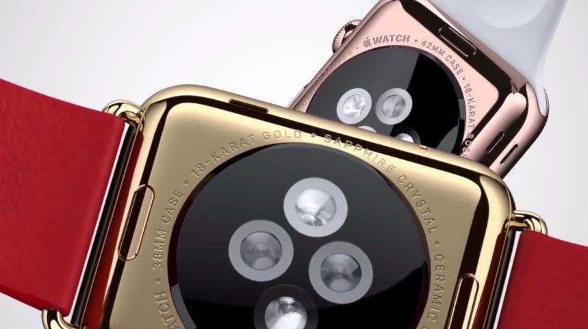 Apple Watch Edition с золотым покрытием
