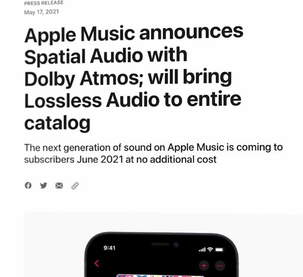 Поддержка Lossless в Apple Music