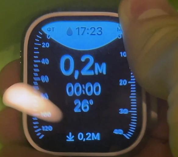 Глубиномер в Apple Watch
