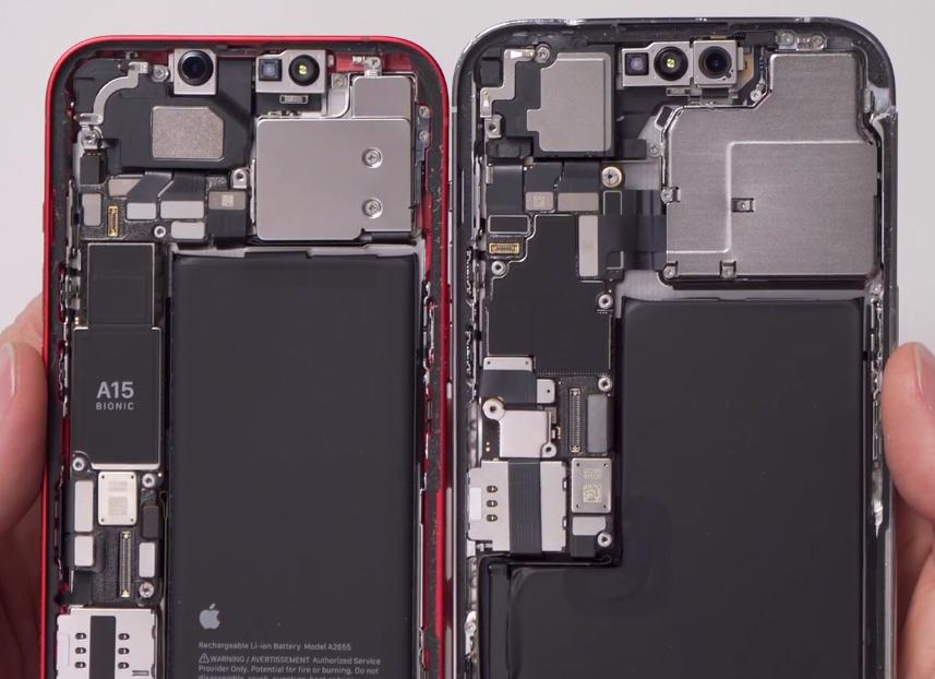 Сравнение вырезов iPhone 13 Pro Max и iPhone 14 Pro Max