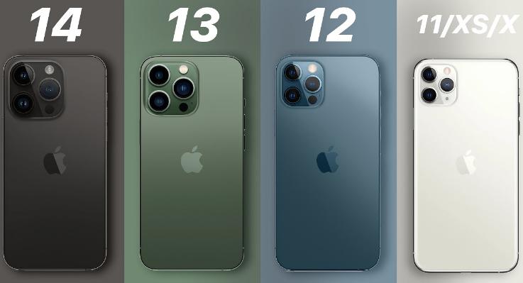 Сравнение iPhone 11 с iPhone 12, 13, 14 Pro-версии