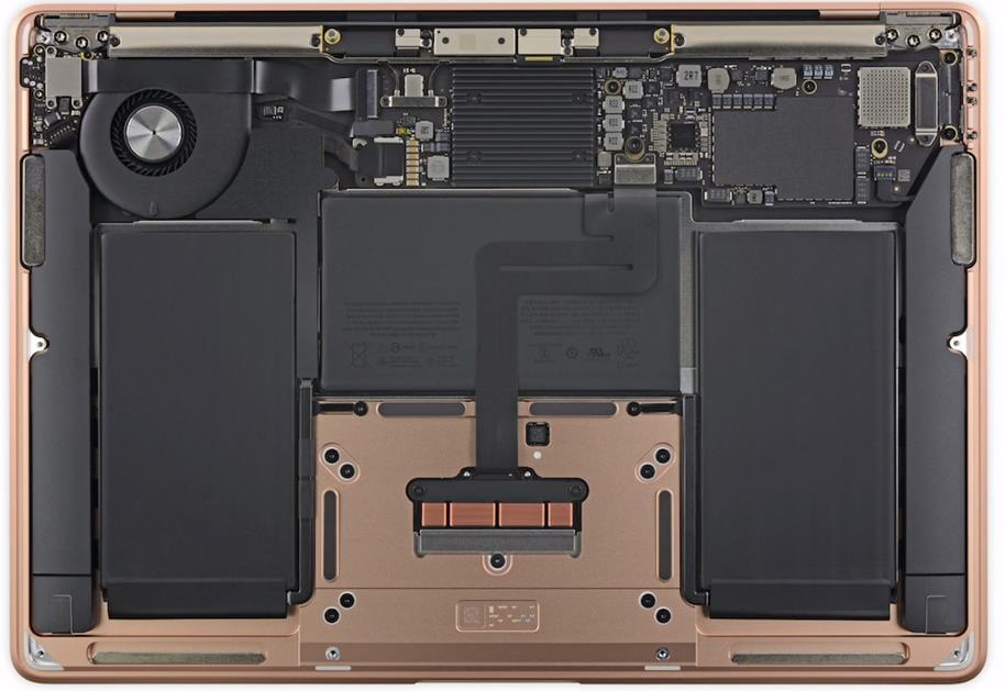 MacBook Air Intel система охлаждения