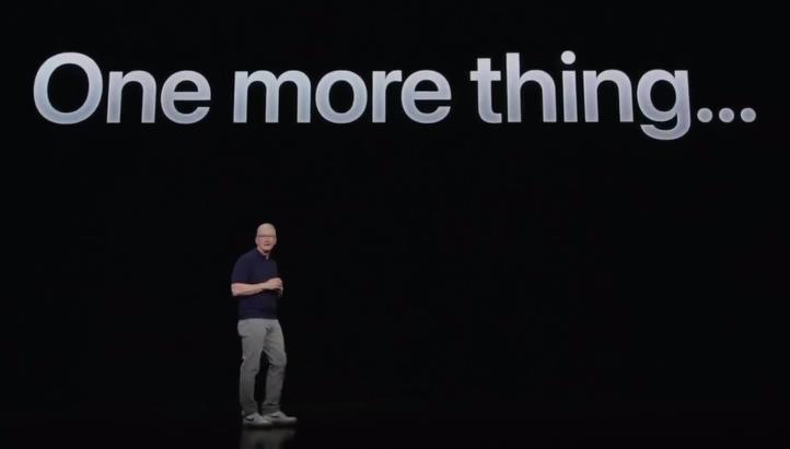 Apple "One more thing..."