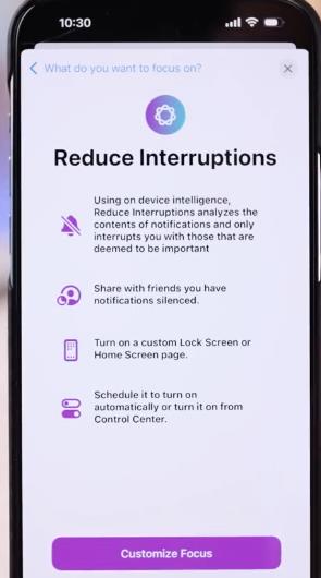 Reduce Interruptions