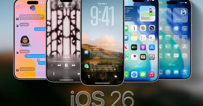 iOS 26 beta 1