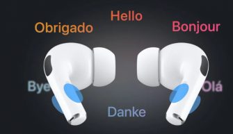 Живой перевод в AirPods