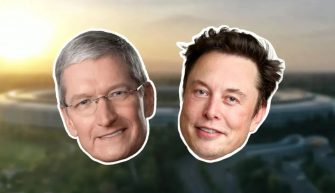 Тим Кук и Илон Маск