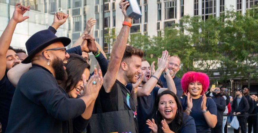 Продажи Apple