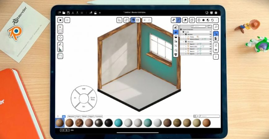 Blender для iPad Pro